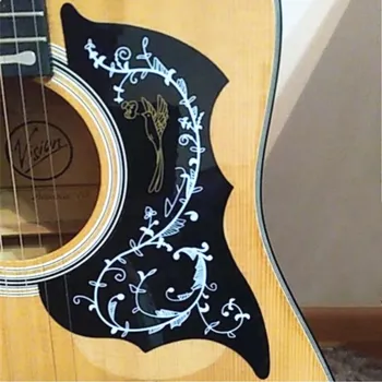 1 шт. Народная акустическая гитара, высококачественная самоклеящаяся наклейка для аксессуаров для акустической гитары