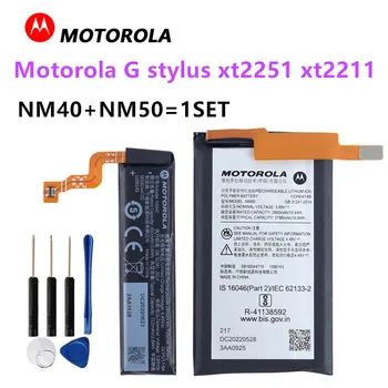 100% Оригинальный Аккумулятор Motorola NM50 2660mAh/NM40 712mAh Аккумулятор Для Мобильных Телефонов Motorola XT2251-1 + Инструменты