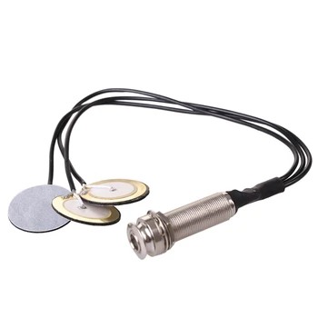 10X Пьезоконтактный микрофон 3 датчика с разъемом для торцевых контактов для Kalimba