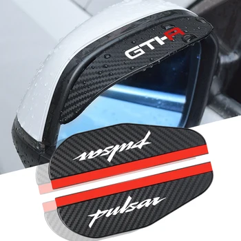 2 шт. автомобильное зеркало заднего вида из углеродного волокна Rain для Nissan Pulsar gtir gti-r Автомобильные аксессуары
