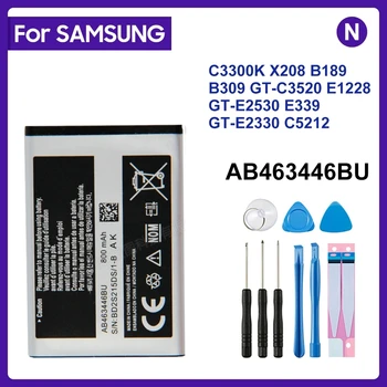 2 шт./лот AB463446BU Аккумулятор для Samsung SGH, SGH-E251, SGH-E258, SGH-E350, SGH-E428, SGH-E500, SGH-E900, SGH-E908, SGH-M620