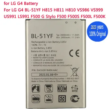 2023 Года BL-51YF Аккумулятор для LG G4 BL-51YF H815 H811 H810 VS986 VS999 US991 LS991 F500 G Stylo F500 F500S F500L F500K Bateria