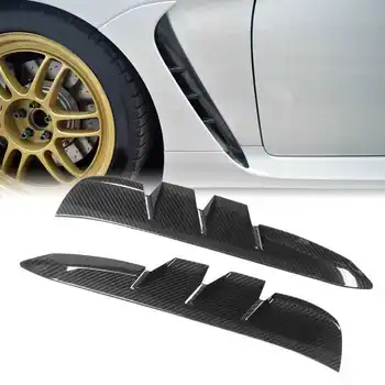 2ШТ Боковая Вентиляционная рама Крышка Сухая замена материала из углеродного волокна для Subaru BRZ 2022 Для Toyota GR86