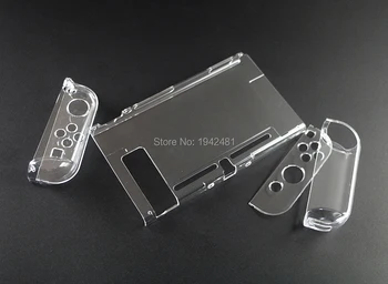 5 комплектов для корпуса Nintend Switch, жесткий защитный прозрачный чехол для консоли Nintendo NS NX Switch, чехол для консоли