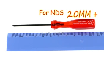 50шт Треугольное Трехкрылое 2,0 мм + отвертка для Ручных Инструментов NDS Разборная Отвертка Для GBC GBA NDS NDS L NDSI 3DS 3DSXL LL