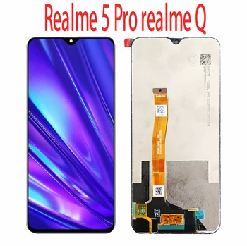 6,3 Дюйма Для OPPO Realme 5 Pro RMX1971/Realme Q/realme 5 RMX1911 ЖК-дисплей С Сенсорным Экраном, Дигитайзер, Замена для Realme Q