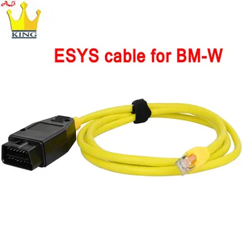 ESYS ENET Кабель Для Скрытой Передачи Данных BM-W E-SYS ICOM Coding ECU Программатор OBD OBD2 Сканер F-серии auto Диагностический Кабель Для Автомобиля Инструменты