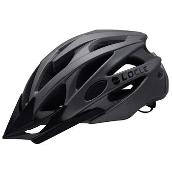 LOCLE Велосипедный Шлем Мужчины Женщины Магнитные Очки Велосипедный Шлем Со Съемным Козырьком Дорожный Горный Велосипедный Шлем Размер M/L/XL