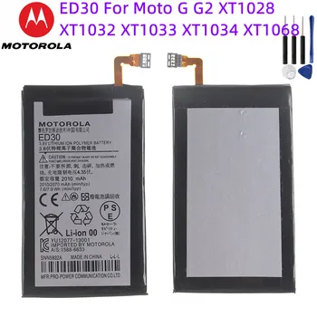 Motorola 100% Оригинальный 2010 мАч ED30 Аккумулятор Для Motorola Moto G G2 XT1028 XT1032 XT1033 XT1034 XT1068 Аккумулятор Для Телефона С Инструментами