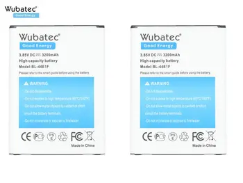Wubatec 2x3200 мАч BL-44E1 Аккумулятор FReplacement Для LG V20 LS997 F800 VS995 US996 H990 H990DS H910 H918 Батареи
