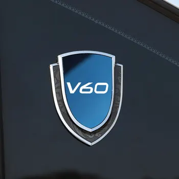 Автомобильные наклейки, эмблемы, боковой щит, значок с логотипом для стайлинга автомобилей, наклейка на окно кузова автомобиля Volvo V60, автомобильные аксессуары