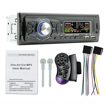 Автомобильный радиоприемник стереоплеер Цифровой Bluetooth автомобильный MP3-плеер 55Wx4 FM-радио стереозвук Музыка USB / SD с встроенным в приборную панель входом AUX радио