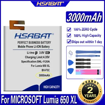 Аккумулятор HSABAT BV-F3C 3000 мАч для аккумуляторов Microsoft Lumia 650XL 650XL