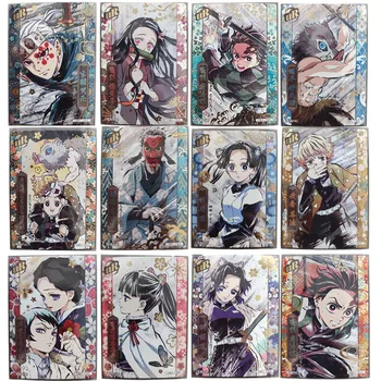 Аниме Demon Slayer Kamado Nezuko Hashibira Коллекция Карточных Игр Inosuke Ur Редкие Карты Детские Игрушки Подарки-Сюрпризы На День рождения