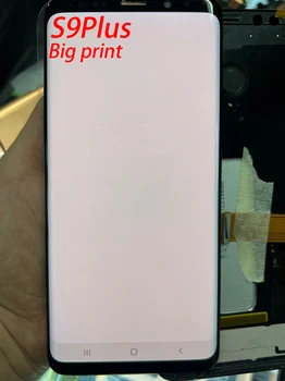 Большой Плюс Для SAMSUNG Galaxy S9 plus G965A G965U G965F Дисплей Сенсорный Экран Дигитайзер Реальное Изображение Для Samsung S9plus С Рамкой