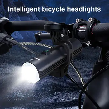 Велосипедный фонарь MEROCA с контролем температуры, 1000 Люмен, USB-аккумуляторная фара MTB для шоссейного велосипеда, велосипедные фары