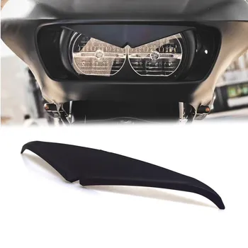 Для Harley Touring Road Glide Ultra CVO 2015-2020 Налобный фонарь, отделка бровей, век, Средняя отделка ободка кружки, верхний наконечник Резиновый