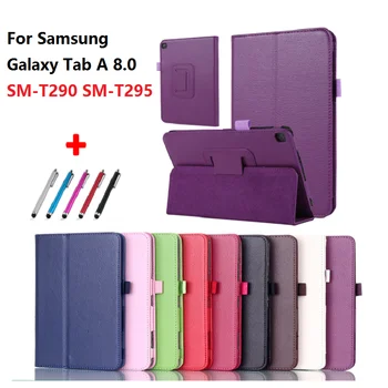 Для Samsung Galaxy Tab A 8,0 2019 SM-T290 SM-T295 T297 Модная Однотонная крышка-подставка Для Galaxy Tab A 8 A8 дюймов 2019 T295 T290 Чехол