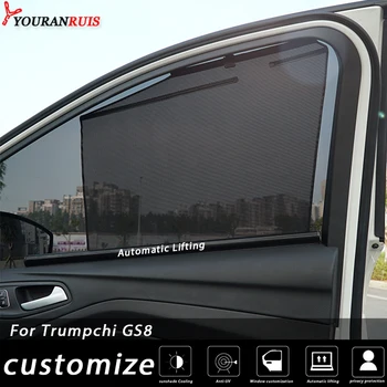 Для солнцезащитного козырька на боковое стекло автомобиля Trumpchi GS8 Автоматический подъем солнцезащитной убирающейся занавески