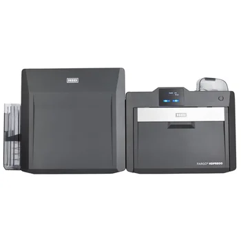 Карточный принтер HIDFargo HDP5600 с разрешением 600 точек на дюйм использует цветную ленту fargo84511 и чистую пленку fargo84500