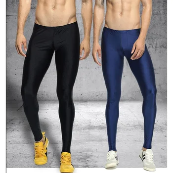 Компрессионные брюки, мужские колготки для бега, мужские леггинсы для тренировок в тренажерном зале, спортивные штаны для фитнеса