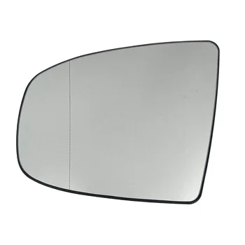 Левое боковое зеркало заднего вида, боковое зеркальное стекло с подогревом + регулировка для BMW X5 E70 2007-2013 X6 E71 E72
