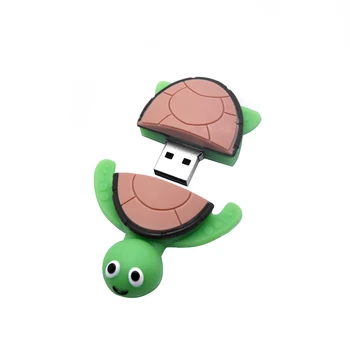 Мини-мультяшная Черепаха USB флэш-накопитель 2.0 Флешки 8 ГБ 16 ГБ 32 ГБ Животные Морская Черепаха Карты памяти Диск для фотосъемки Подарков