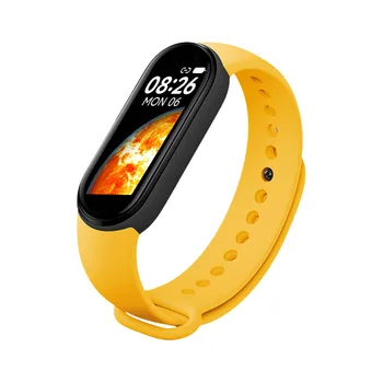 Мужские и женские смарт-часы M7 с динамическим дисплеем, спортивный трекер, ежедневное напоминание о звонках и сообщениях, водонепроницаемые цифровые наручные часы