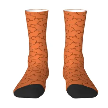 Мужские носки с забавным рисунком Капибары с кавайным принтом, женские Эластичные летние Осенне-зимние носки для экипажа
