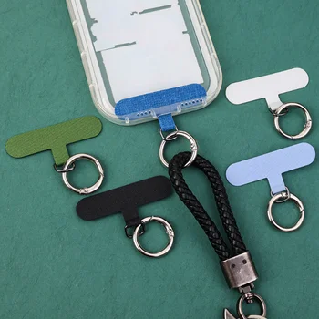 Накладной зажим для шнурка для мобильного телефона, подвеска с металлической застежкой для Iphone Samsung, защита от потери, прочный универсальный ремешок, фиксированная карта