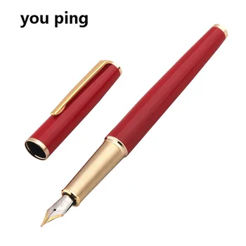 Новая офисная авторучка Jinhao 95 Red для студентов, школьные канцелярские принадлежности, Чернильные ручки