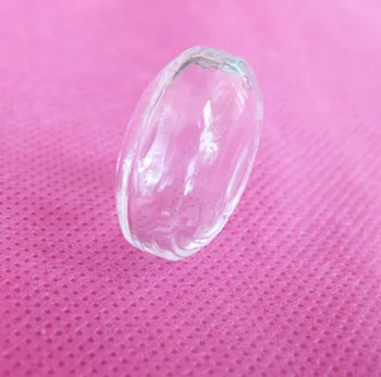 новый дизайн 22x12 мм прозрачный стеклянный глобус бутылка желающий флакон для DIY кольцо ювелирные аксессуары-100шт