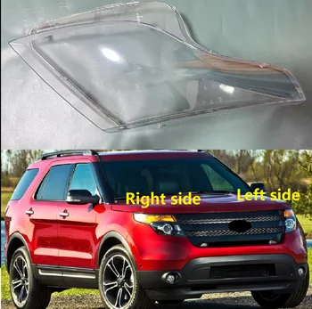 Прозрачная крышка фары Линза фары абажуры Заменяют оригинальное стекло для Ford Explorer 2011 2012 2013 2014 2015