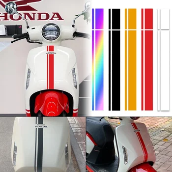 Светоотражающая наклейка в полоску для мотоцикла, декоративная наклейка на крыло топливного бака для Honda Vespa Piaggio Sprint Super LX150 PX S125 GTS