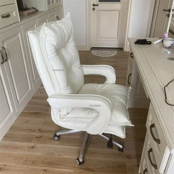 Современное кожаное офисное кресло для офиса, легкое роскошное компьютерное кресло для босса, удобное вращающееся Мягкое офисное кресло для руководителей
