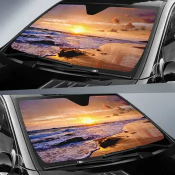 Солнцезащитный козырек Sunset Waves Nature для автомобиля