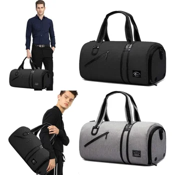Спортивная спортивная сумка с отделением для обуви и влажным карманом для женщин и мужчин, дорожная сумка большой емкости, дышащая, легкая
