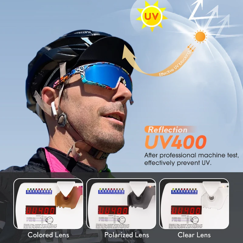 Kapvoe Велосипедные Очки Поляризованные Женские MTB Велосипедные Солнцезащитные очки Мужские Солнцезащитные очки UV400 Велосипедные очки Спортивные очки для бега