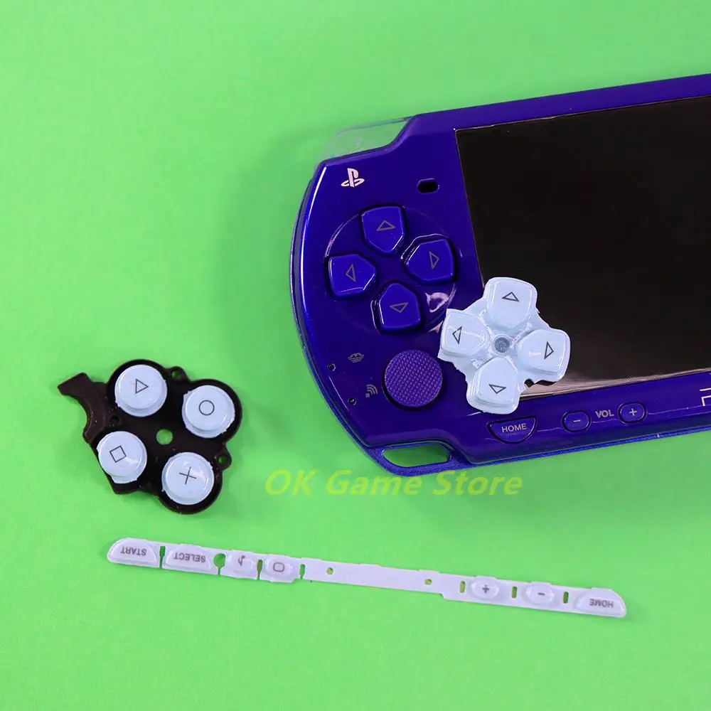 1 компл./лот 3 в 1 Комплект Левых и Правых кнопок Комплект Запасных Частей Запасные кнопки для PSP 2000 PSP2000 Slim Консоли