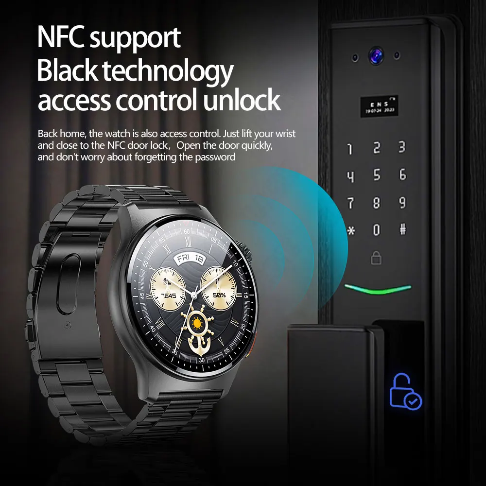 Новые смарт-часы LIGE ECG + PPG с Bluetooth-вызовом, мужские спортивные часы с GPS-треком, браслет с NFC, водонепроницаемый Монитор температуры тела, мужские умные часы