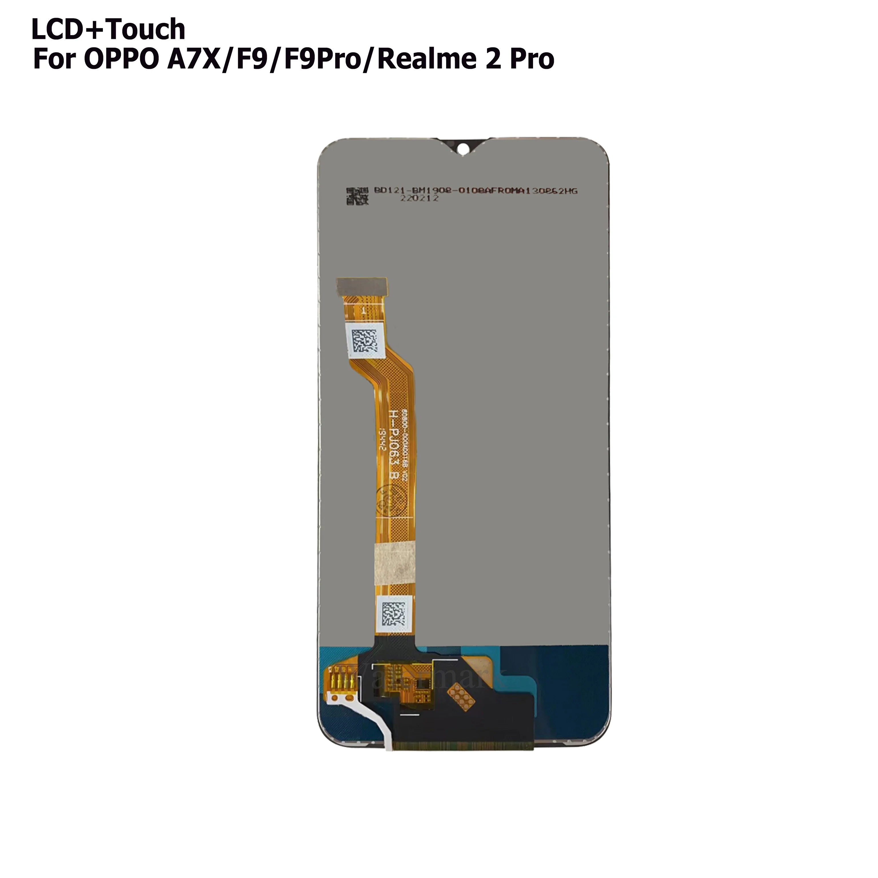Оригинальный Протестированный Дисплей Для Oppo F9 A7X Realme 2 Pro с Цифровым Преобразователем Сенсорного экрана в сборе Для Oppo F9 Pro CPH1823 Замена ЖК-дисплея