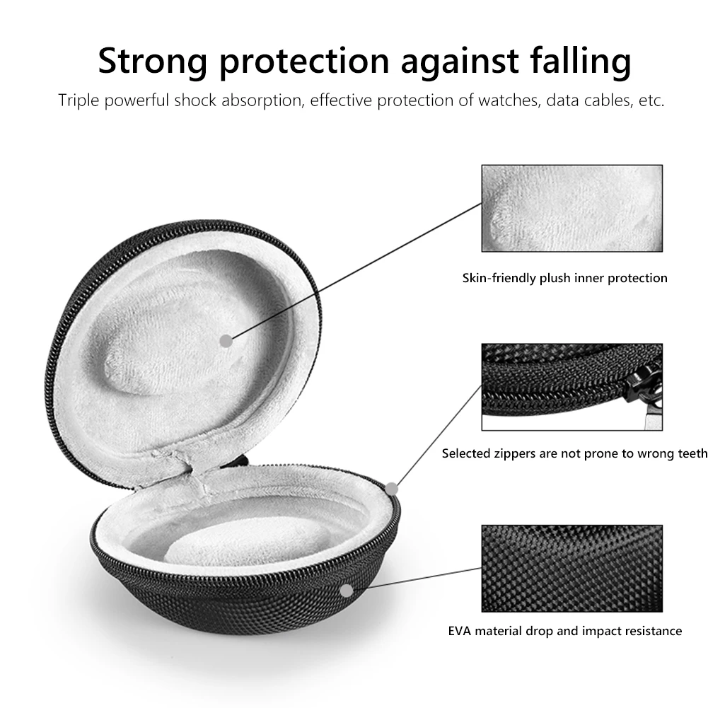 Чехол для хранения смарт-часов, портативная коробка для хранения часов, противоударная защита от падения на молнии из ЭВА, Samsung Galaxy Watch4