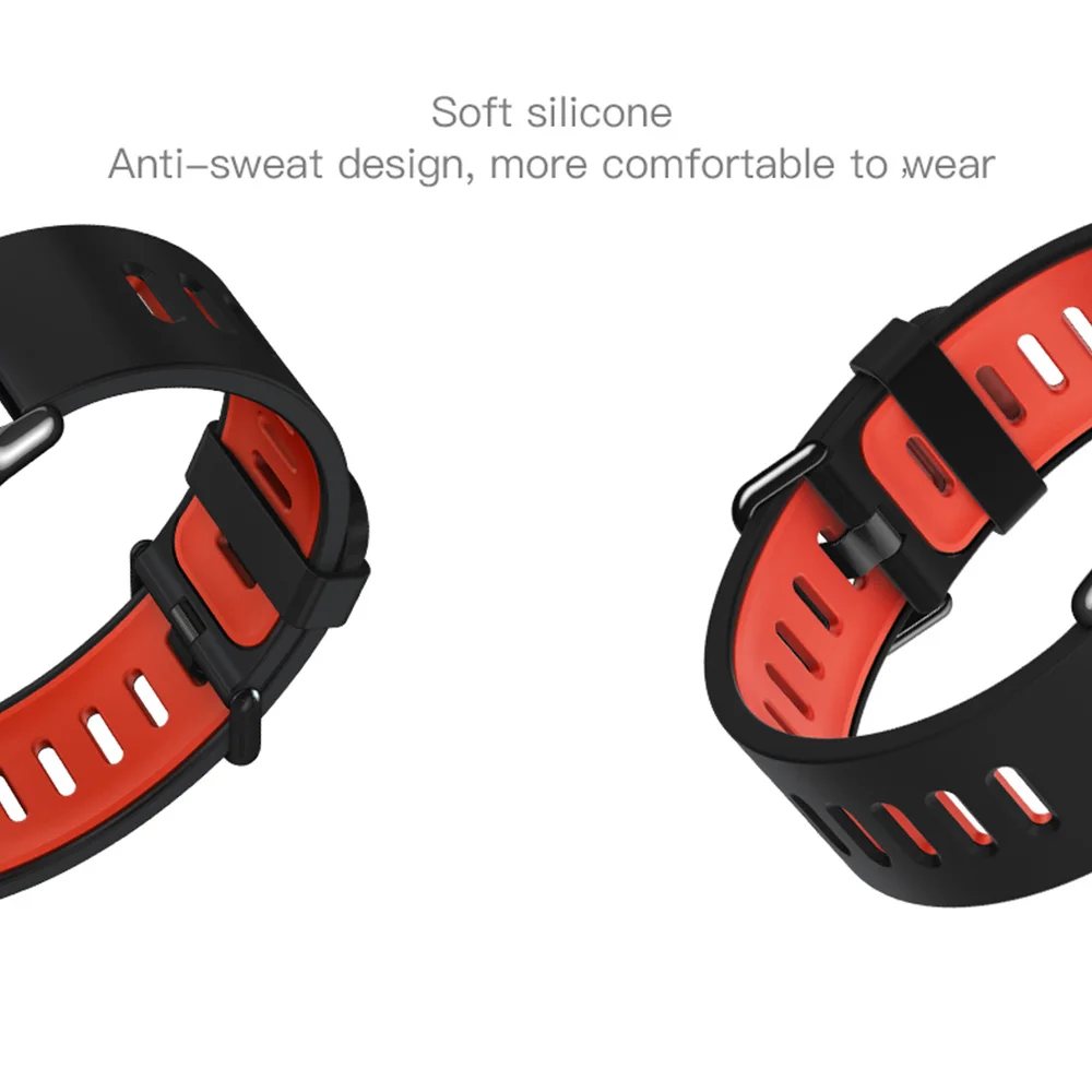 22 мм Силиконовый Ремешок Для Xiaomi Huami Amazfit Pace Ремешки Для Часов Высококачественный Ремешок Для Часов Мужские Часы Браслет Замена Ремня Correa