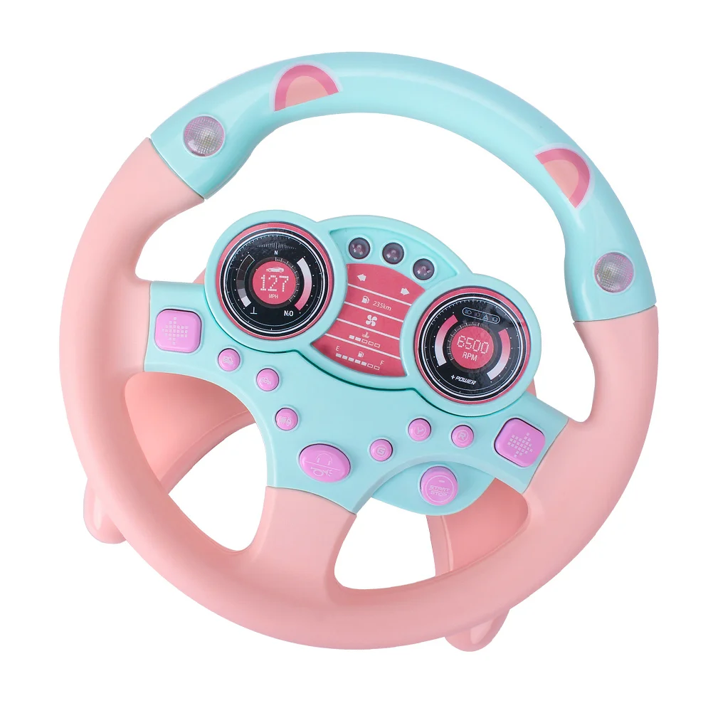 Игрушка на руле для вождения Малыша Имитация ребенка Дети играют в автомобиль Игрушки Притворяются Портативной игрушкой Поддельный Авто Интересный Имитированный