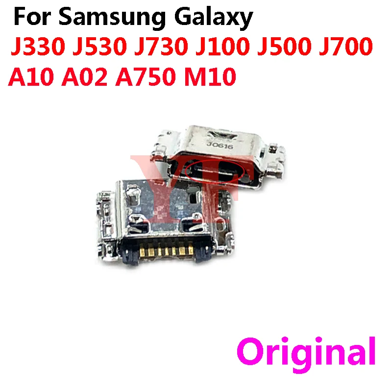 100 шт. Оригинальный Для Samsung Galaxy A10 A105F A02 A7 2018 M10 J8 J4 J6 J7 J5 J3 Pro J1 J100 A6 Usb Док-станция для зарядки Порты и разъемы Разъем